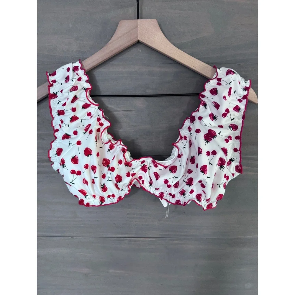 Frankie's Bikinis Hudson Bathing Suit Top Victoria's Secret‎ Size Medium NWT